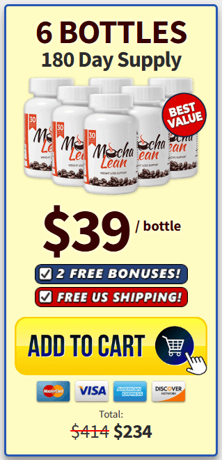 Mochalean Super Saver Pack: 6 Bottles for $294 ($49 per bottle)